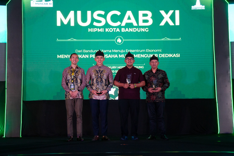 Buka Muscab XI HIPMI Kota Bandung, Farhan Apresiasi Kepemimpinan Ibam dan Dorong Kolaborasi Ekonomi